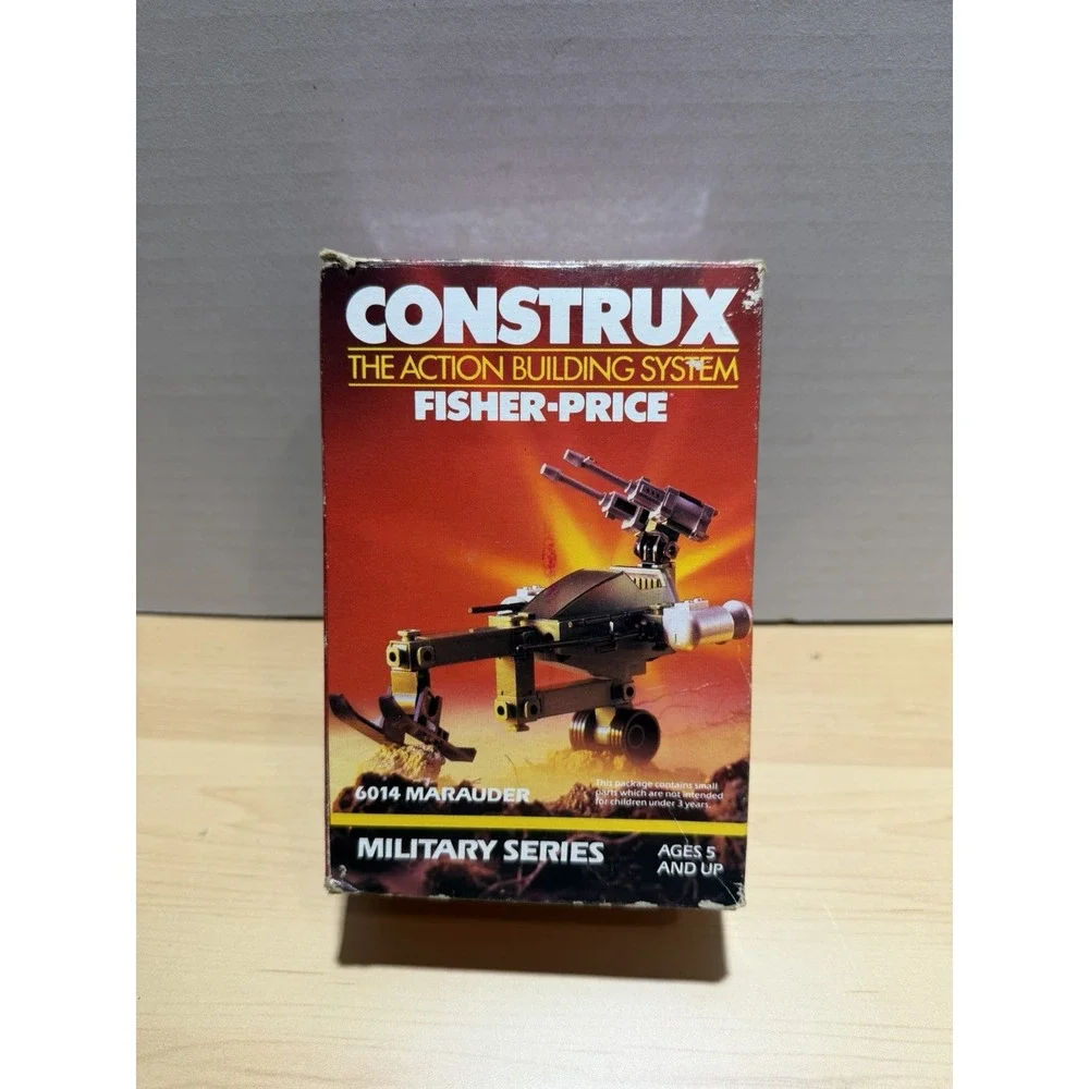 Vintage 1986 Fisher Price Construx MAURAUDER #6014 Vehicle - Complete W/ Manual